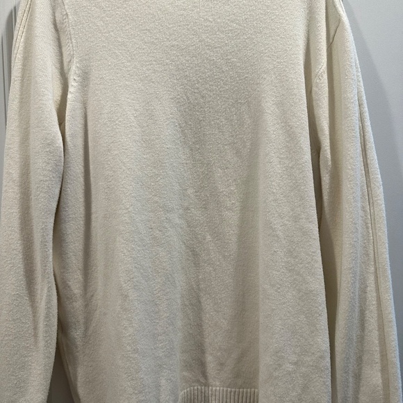 Devotion by Cyrus Cream Colored V Neck Sweater - Picture 4 of 4
